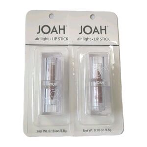 Joah Air Light Lipstick Set (2) Long-Lasting Hydrating Satin SUNSET & FLYING